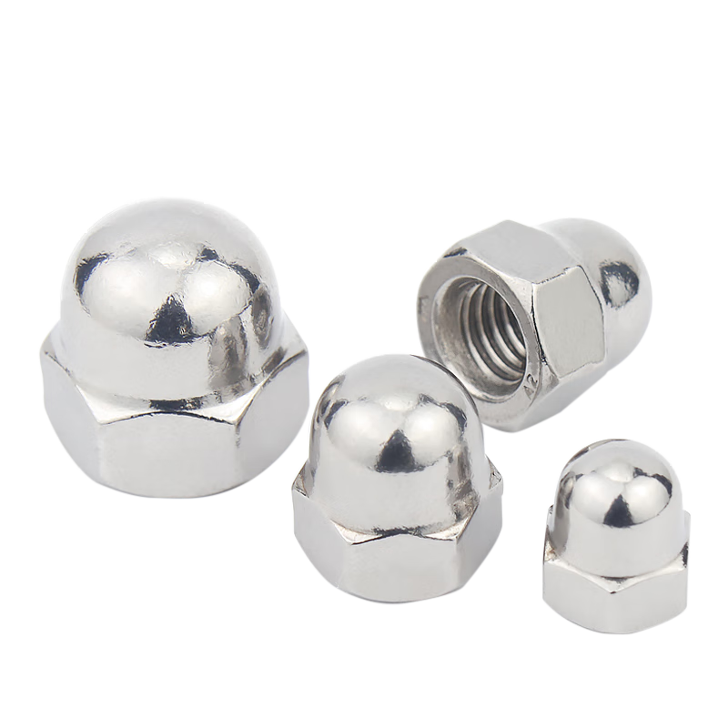 AOZHAN Hexagonal Cap Nut DIN1587, 304 Stainless Steel, GPH M20 (40 pieces/box)