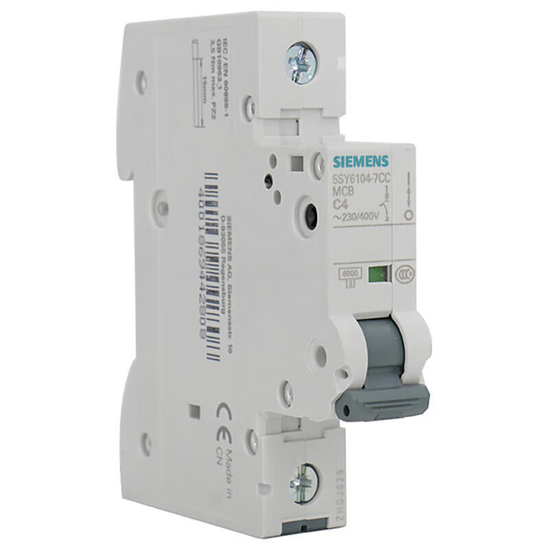 Siemens miniature circuit breaker 10A 1P D 10kA; 5SY4 1P D10