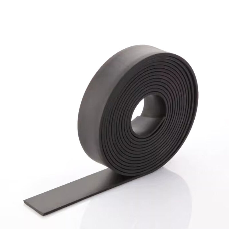 Deqi Rubber Flat Strip, Oil-resistant Rubber Strip, Buffer Flat Strip, Pressure-resistant Square Marine Sealing Strip, Wear-resistant and Shock-damping, 10mm x 30mm (Price per meter)