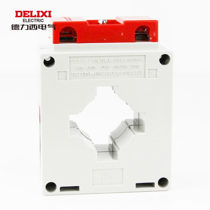 Delixi Electrical current transformer; LMK (BH)-0.66 50/5 through the core 3 turns Ф30 0.5 level
