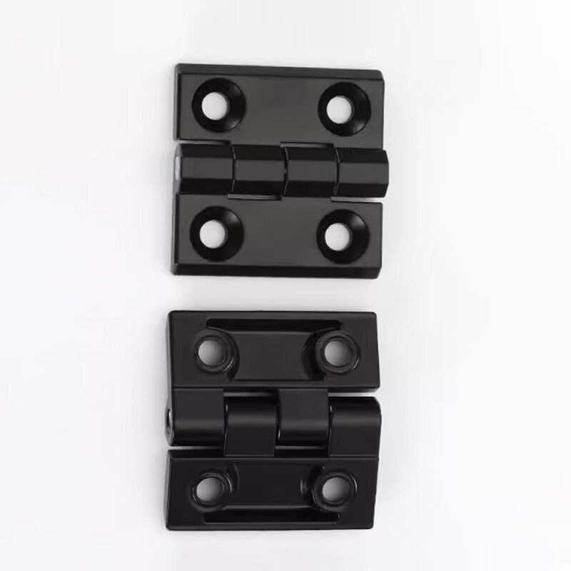 Deqi electrical distribution box/cabinet door hinges, zinc alloy hinges, cabinet door hinges, machine tool industrial hinges, black, 60*60*6mm
