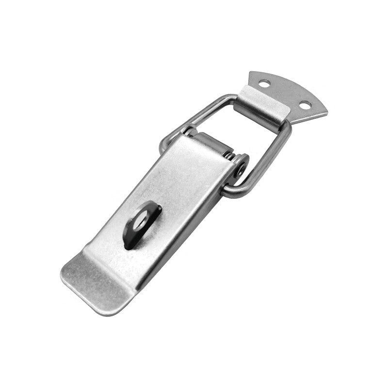 Deyu Industrial Supplies Stainless Steel Hook and Padlock Locks, Hardware Box Buckles, Tower Buckles, Spring Duckbill Buckles, Industrial Luggage Buckles, One Price, Medium 75mm