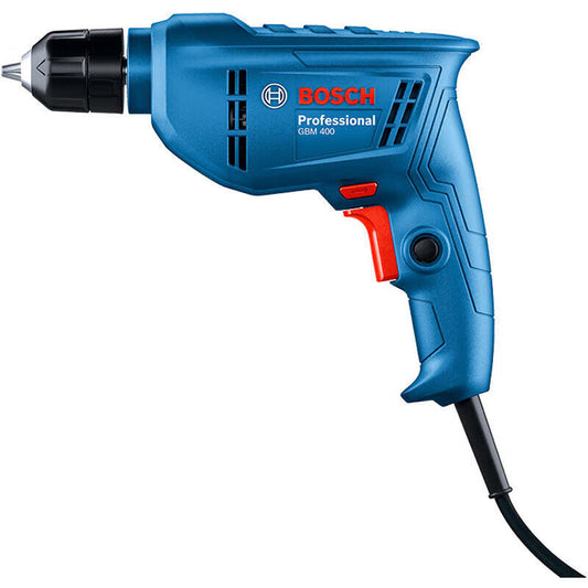 Bosch 400W electric drill (replaces the discontinued GBM 340 KL) self-locking version; GBM 400 KL