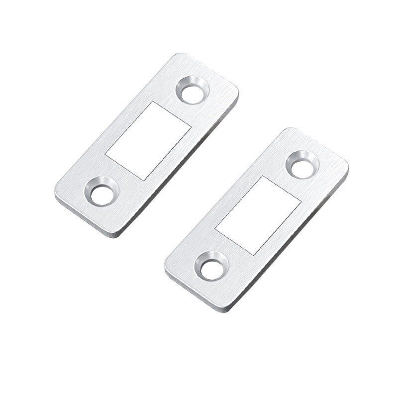 Zhuyu No-Drill Invisible Door Stopper, Slim Magnetic Door Stopper for Drawers, Wardrobes, and Sliding Doors, Silver, Price as a Set
