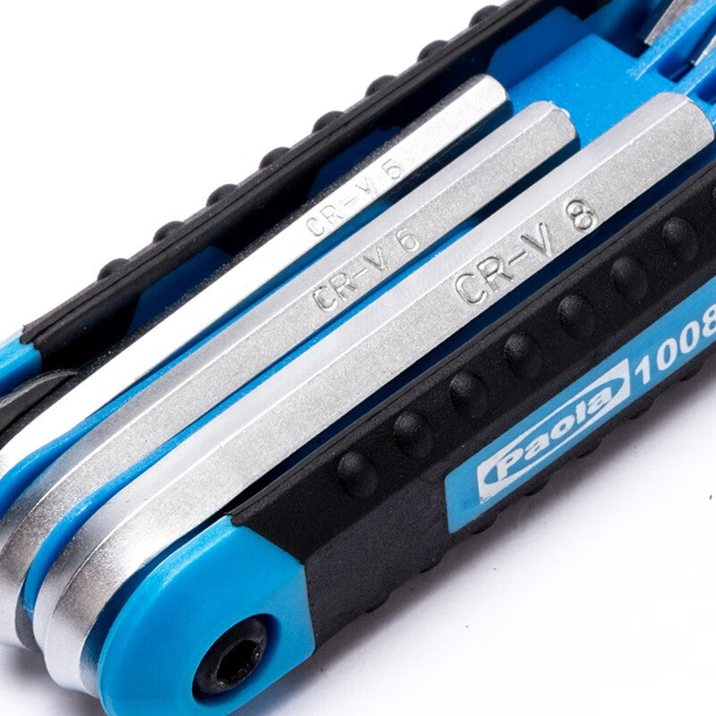 Paola Hexagonal Wrench Tool Set Hexagonal Screwdriver 8-piece Folding Metric Hexagonal Wrench Hexagonal Wrench 1008