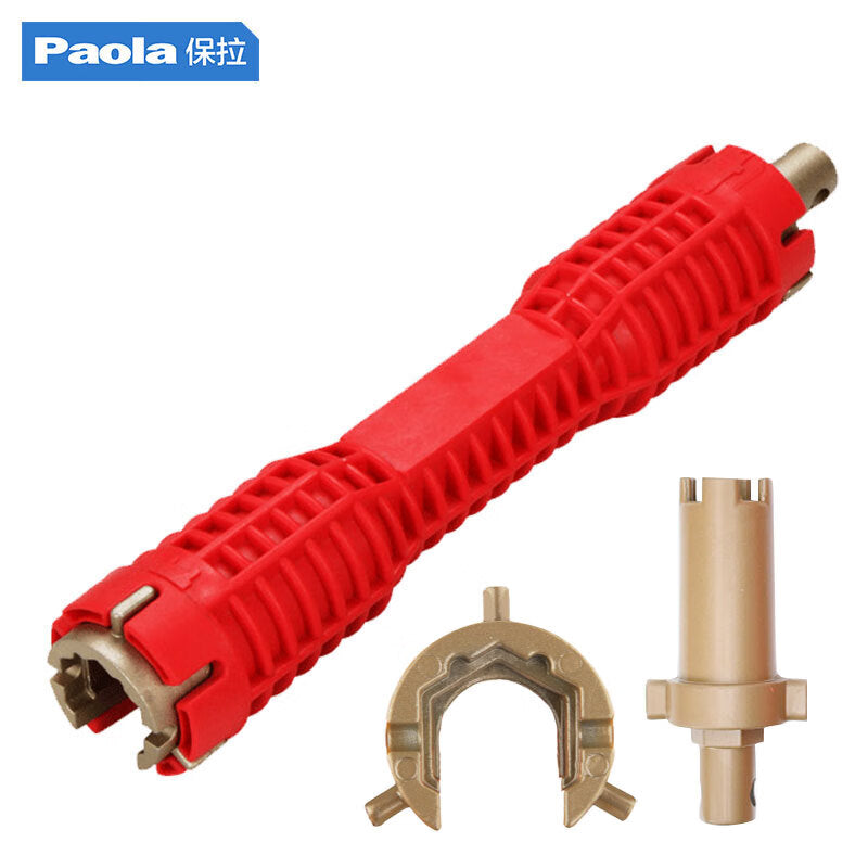 Paola sink wrench multi-function toilet wrench installation artifact tool universal water pipe wrench bathroom water pipe manual disassembly household plumbing tool 7133