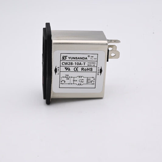 YS YUNSANDA Power Filter CW2B-10A-T Red Small Switch Single Phase 220V Three-in-One Socket Type CW2B Series [2 Prices]