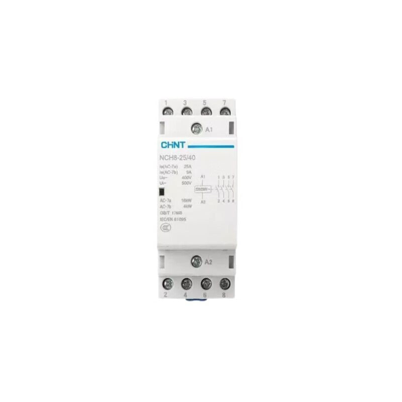 Chint NCH8-25/40 AC Contactor 220/230V Rail-Type