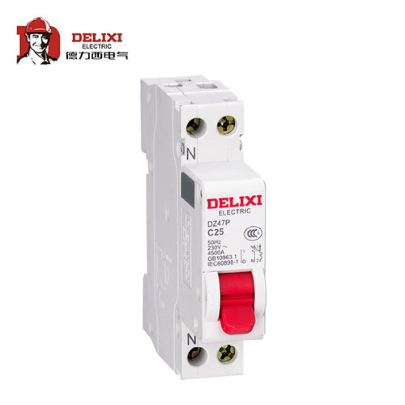 Delixi air switch phase line + neutral line multi-line circuit breaker DZ47P 1P+N C 16A