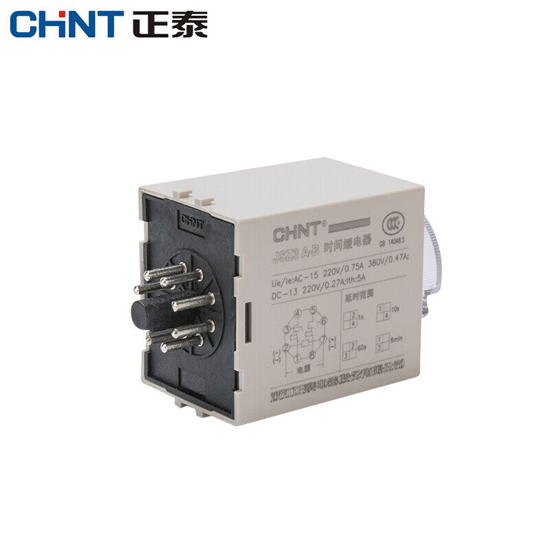 Chint (CHNT) JSZ3A-A-AC380V Power-on delay relay time relay timing multiple range optional models AC380V
