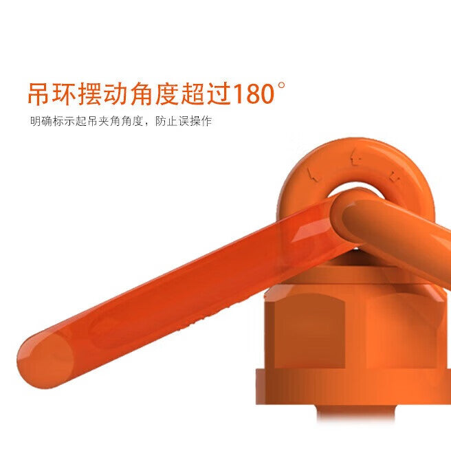 GUYU universal lifting eye, 360-degree lifting point, high-strength lifting eye screw mold, lifting lug, lifting eye M12*19 mm.