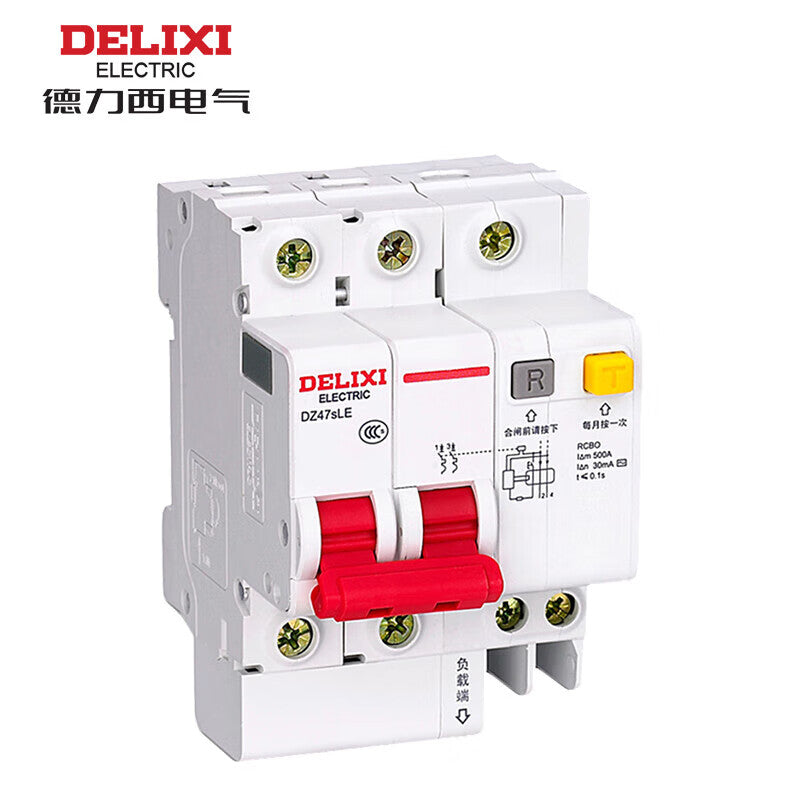 Delixi DZ47sLE 20A 2P D type DZ47SLEN2D20 miniature leakage protection circuit breaker 30mA