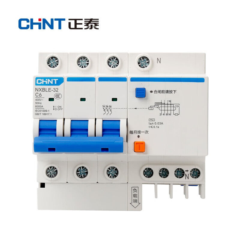 Chint NXBLE-32-3PN-C6 Leakage Protection Circuit Breaker
