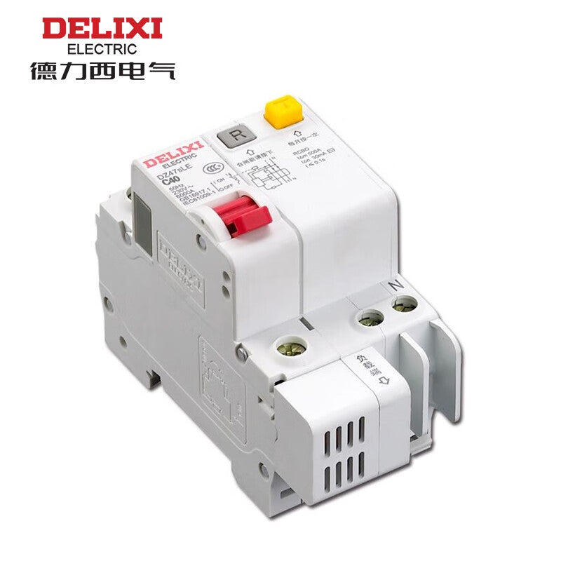 Delixi DZ47sLE 1P+NC 40A 6KA 30mA electronic AC 230VAC DZ47SLEN1C40 miniature leakage protection circuit breaker