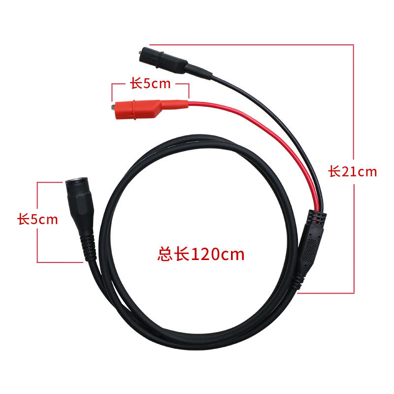 YPIO EER Pioneer Oscilloscope Probe P1052 European Standard Fish-Type BNC Clip RG58 Large Connector
