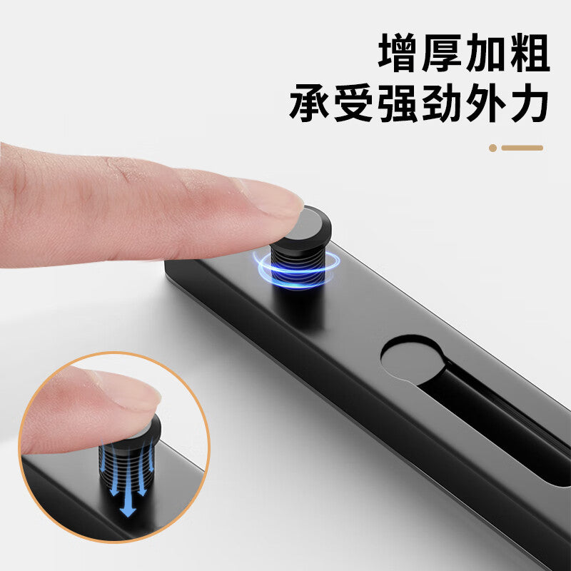 Honggong no-drill anti-theft chain, room door chain, security chain, door bolt, hotel and guesthouse anti-theft buckle, black stainless steel anti-theft chain.