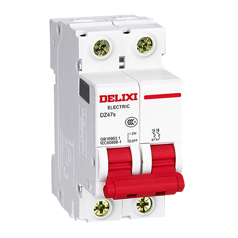 Delixi DZ47s 2P B 40A 6KA 400VAC DZ47SN2B40 miniature circuit breaker (C)