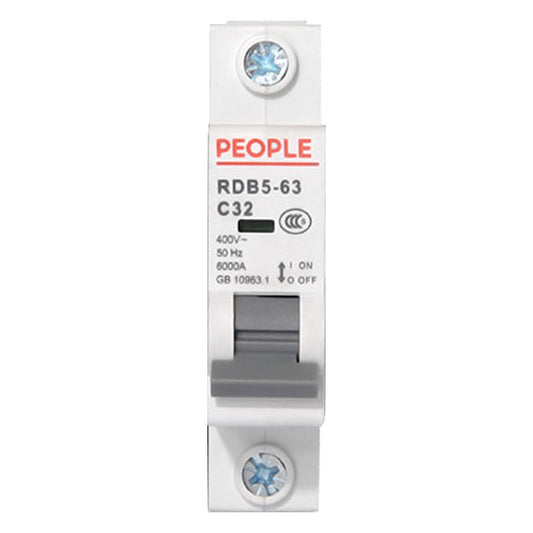 People's Electrical Appliances (PEOPLE) air switch RDB5 circuit breaker leakage protection 1P 3A