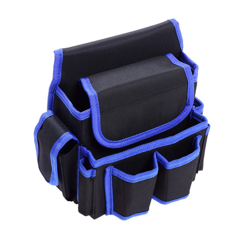 Winstan WST605 Electrician Jack Tool Bag Oxford Cloth Jack Electric Drill Waist Bag Handbag Tool Bag Shoulder Bag 42x28x16cm 2.5kg Thick Blue