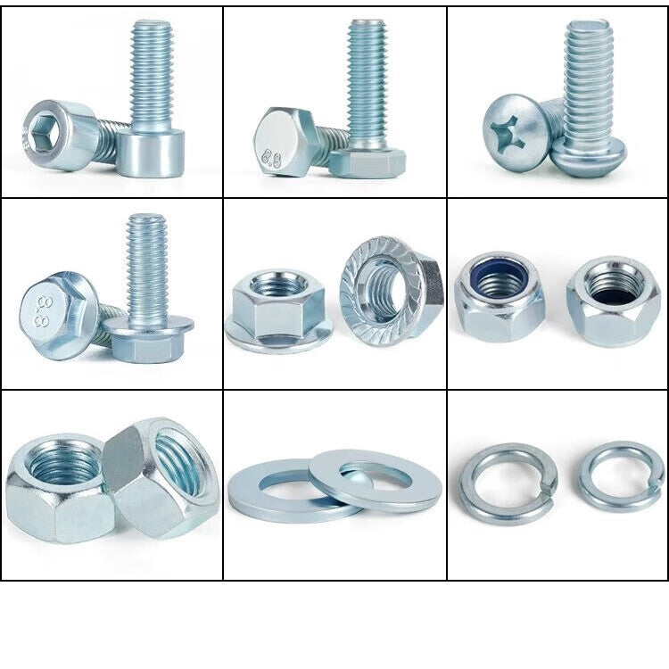 Ironclad 4.8 grade galvanized hex bolts, M12 screws and nuts set, price per set: M12*100