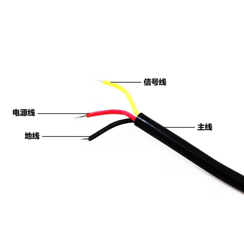 Ouhuayuan DS18B20 Digital Temperature Sensor Probe for Water Temperature Detection (3 Meters)