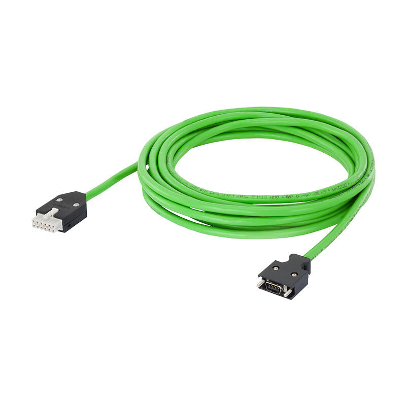 Siemens low inertia system, 2500S/R incremental encoder cable, for 0.05~1kW motor, with connector, 5m; 6FX3002-2CT20-1AF0