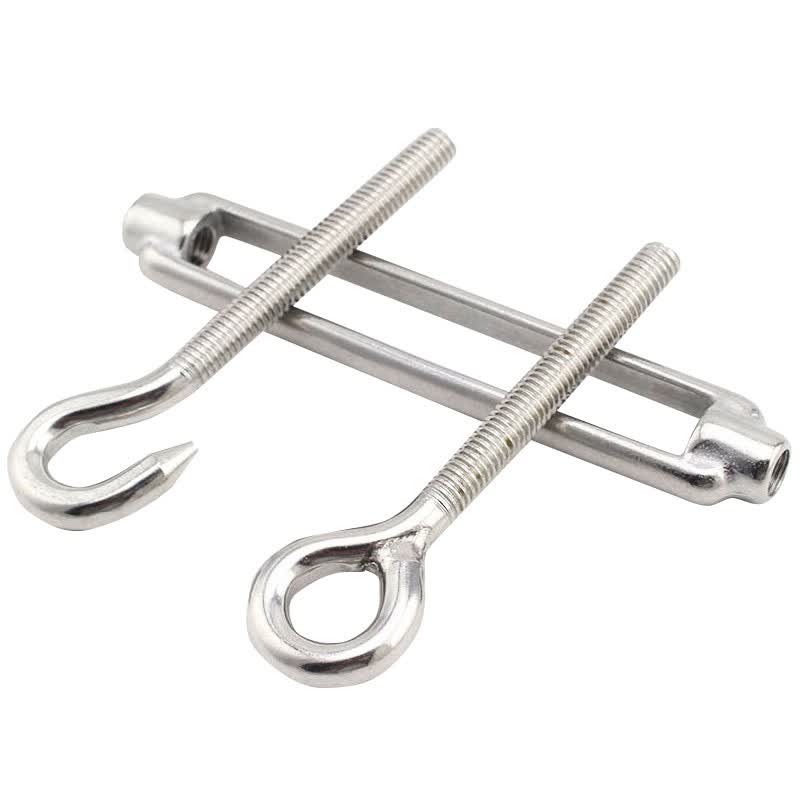 Bingyu BY-183 304 Stainless Steel Turnbuckle, Wire Rope Tensioner, Open Turnbuckle, OC Turnbuckle M5 (Minimum order 10 pieces)