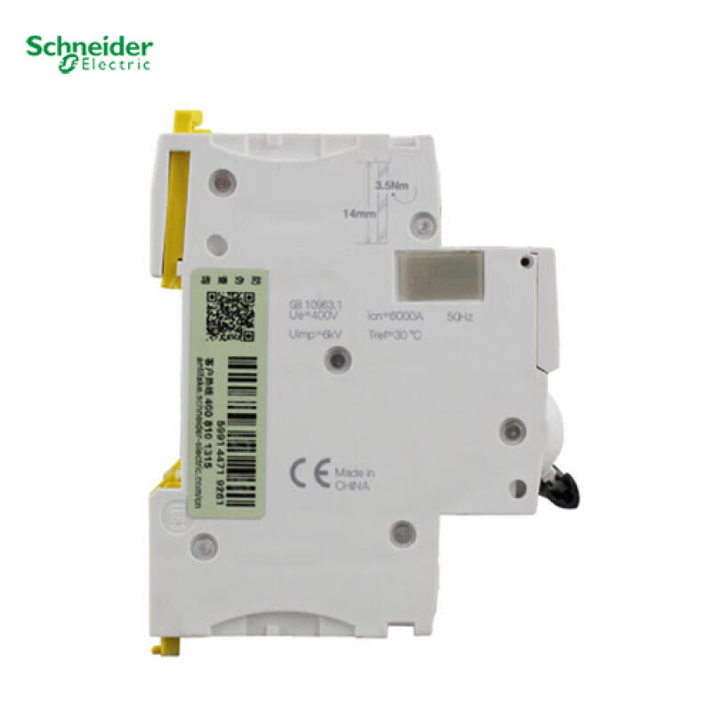 Schneider Electric iC65N 3P C1A Miniature Circuit Breaker