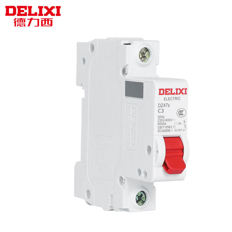 DELIXI ELECTRIC DZ47S-63-1P3A air switch micro/small circuit breaker overload protection circuit breaker