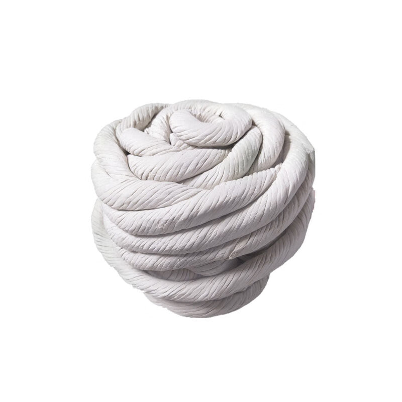 Yonghao Yinghong Dust-Free Asbestos Twisted Rope, Thermal Insulation, High Temperature Resistance, Circular Braided Twisted Rope, Fire-Resistant and Sealing Asbestos Braided Rope [25mm] Approximately 10 kg per roll. Price per roll.
