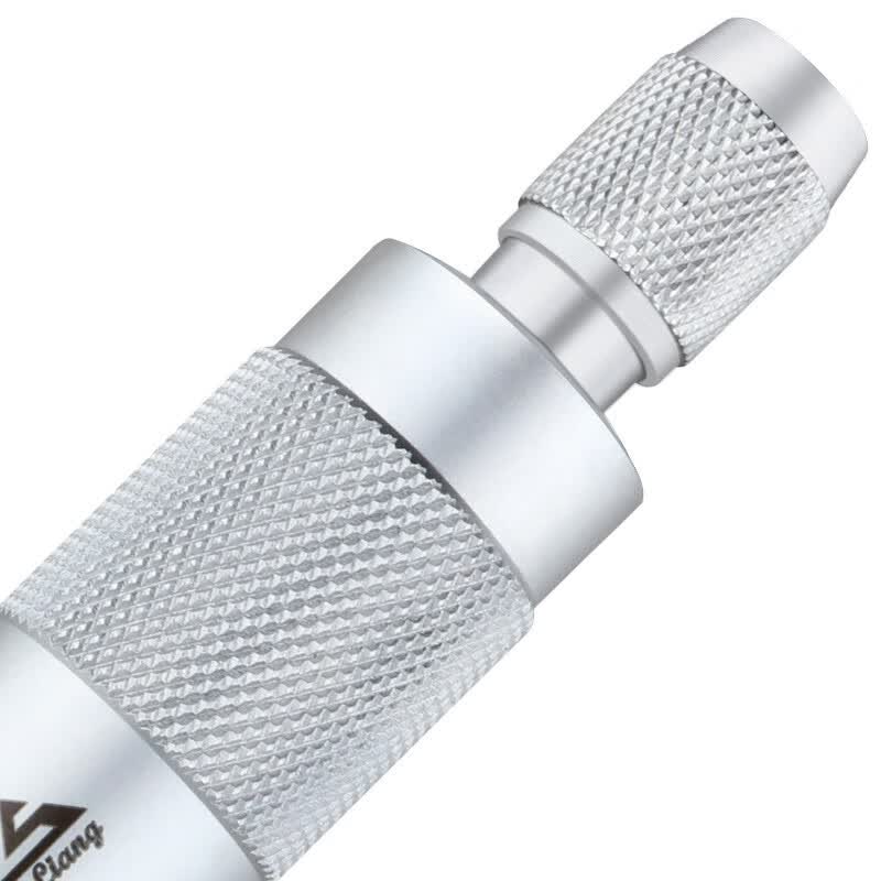 Three-dimensional digital micrometer with 0-25mm high precision (0.001mm) spiral micrometer and flat round head, JD368 mechanical, 0-13mm flat head with nut.