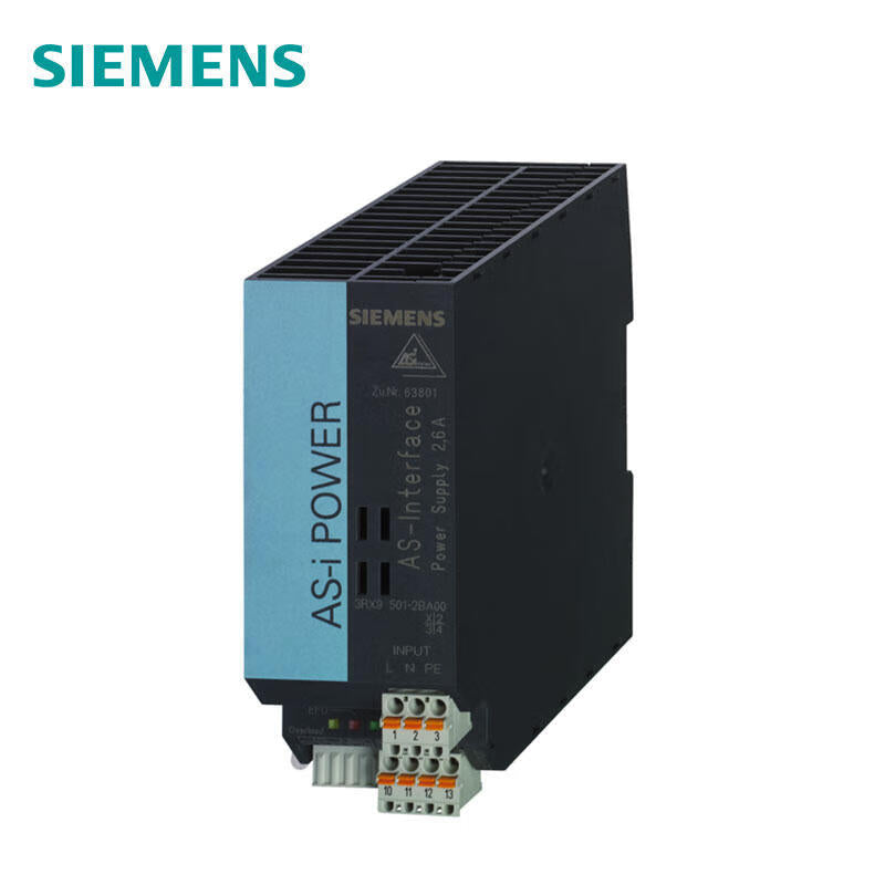 Siemens AS-i power supply 2.6A, max 100W120V/230VACAS-Interface power supply, IP20Input: 120V/230VACOutput: AS-i, 2.6A (30VDC); 3RX95012BA00