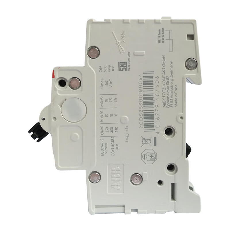 ABB S203-C6 Miniature Circuit Breaker, 3-Pole, 6A