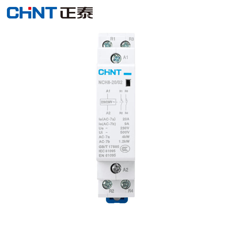 Chint NCH8-20/02 Small Single-Phase 20A AC Contactor 220V