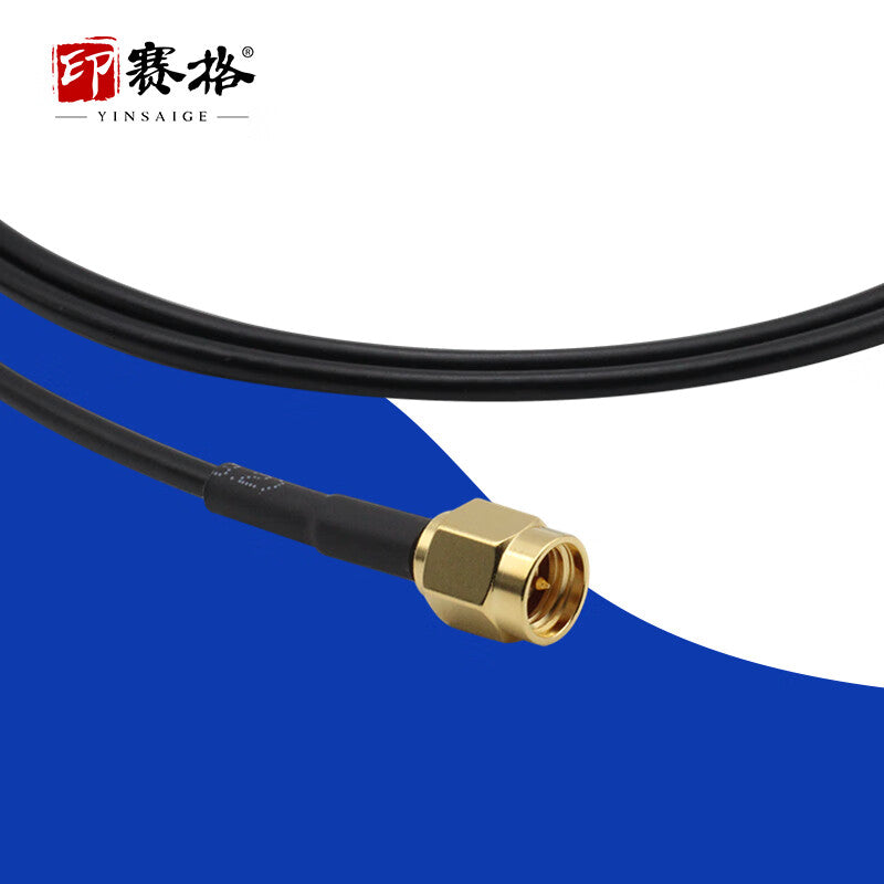 Inseg STVY50-1.5 Flexible SMA Male Extension Test Cable, Semi-Conductive [SMA-SMA-Low Noise Cable-0.2m]