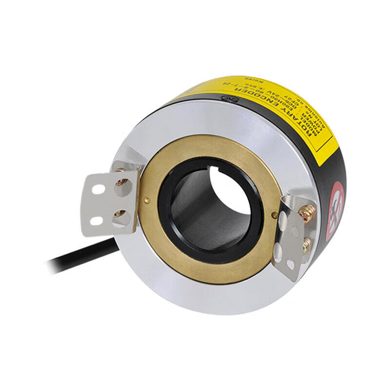 Autonics hollow shaft incremental rotary encoder 3200P/R NPN DC12-24V cable 2m outer diameter φ80mm shaft diameter φ32mm; E80H32-3200-3-N-24