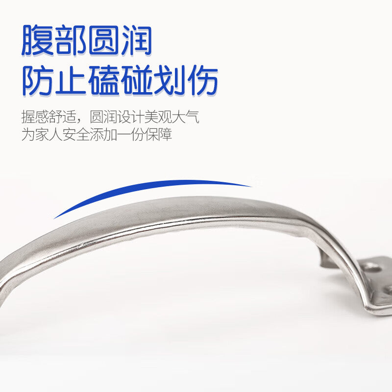 Steel Precast Products Door Handles 100pcs (10pcs per pack, includes screws), Old-fashioned Cabinet Door and Drawer Handles, Simple Wooden Door Handles, Bow-shaped Door Handles