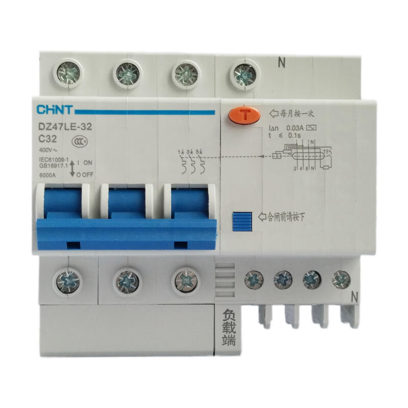 Chint DZ47LE-32 3P+N C32 30mA Miniature Circuit Breaker