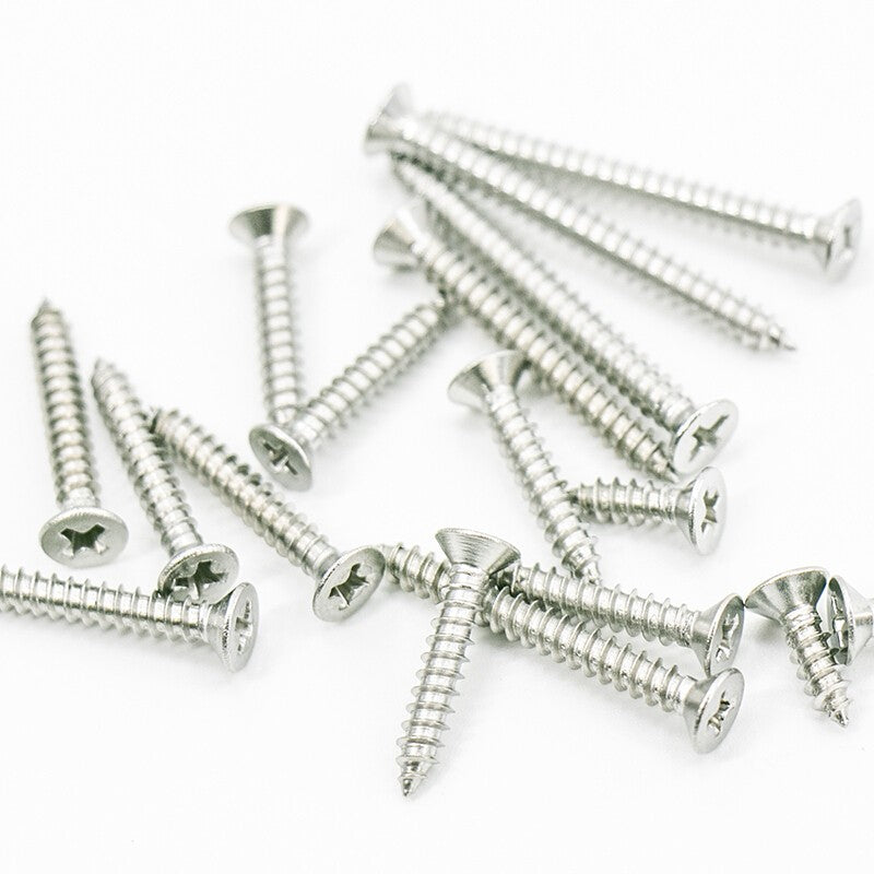 Haisdic [Jingcang Delivery] 304 Stainless Steel Combination Screw Set, Type A M2.9 Countersunk Self-Tapping Screws 400pcs HKCL-68