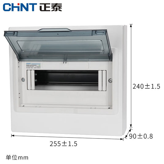 CHNT NX30 Power Distribution Box, 10 Circuits, Surface-Mounted