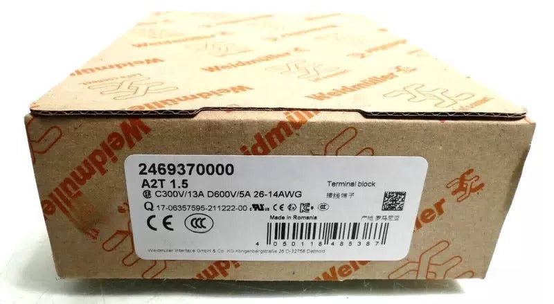 50pcs A2T 1.5 Weidmuller 2469370000 [1]