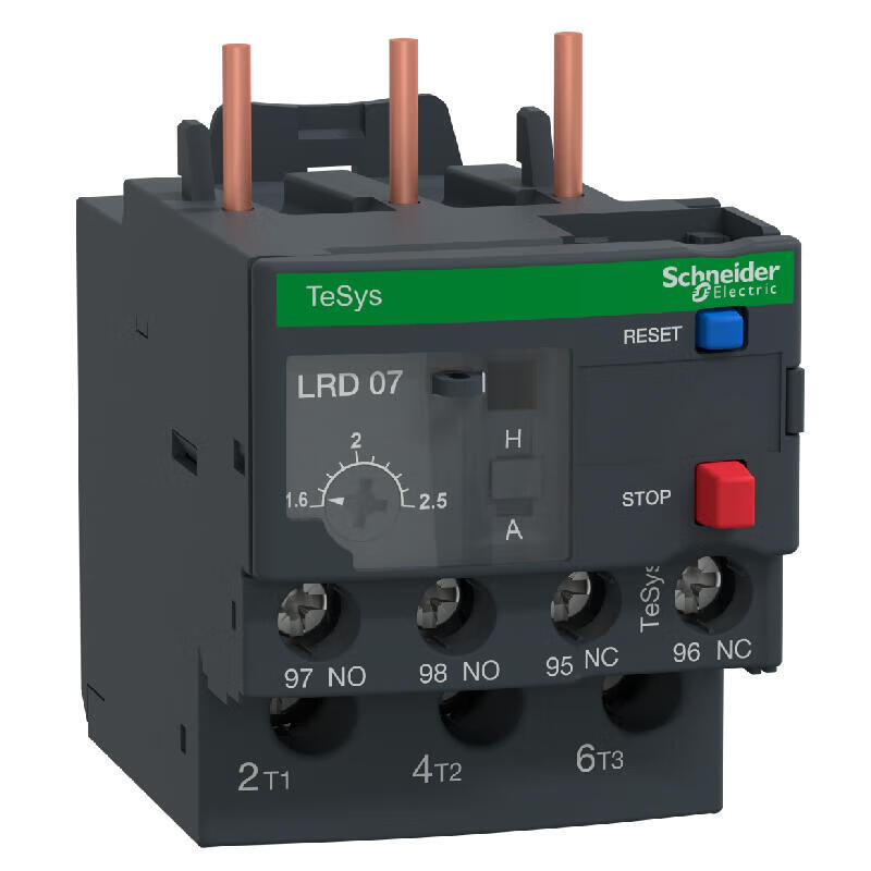 Schneider Electric TeSys D Thermal Overload Relay LRD07C, 1.6-2.5A