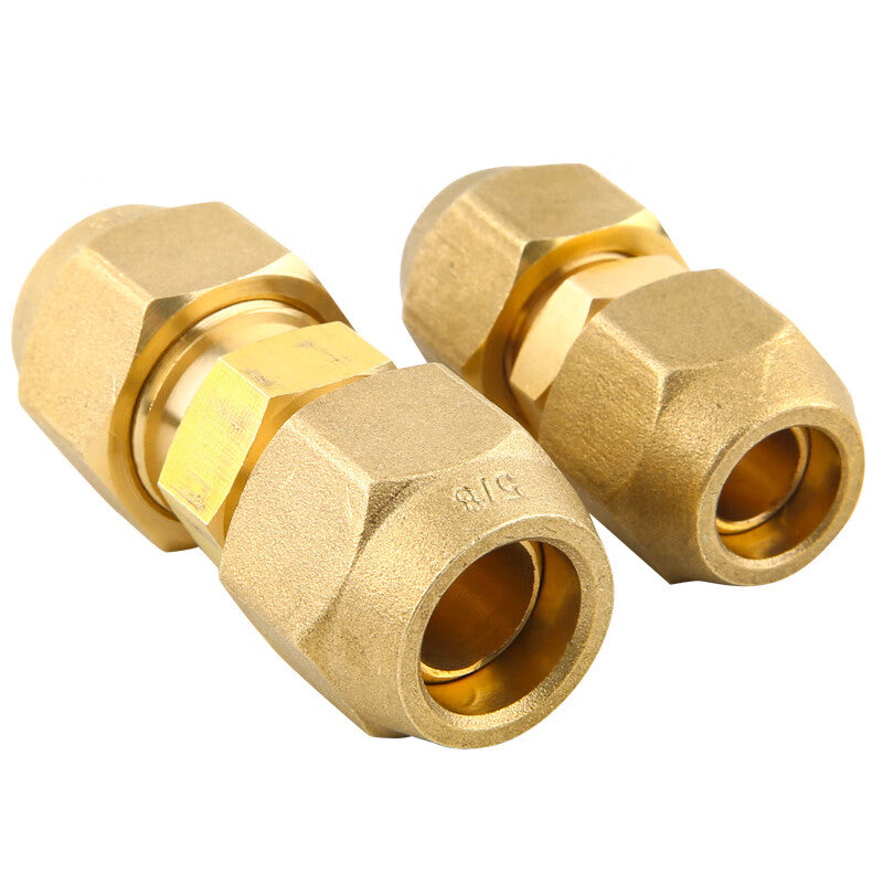 Juerou Air Conditioner Metric and Imperial Copper Nuts, Copper Connectors, Copper Nuts, Air Conditioner Copper Pipe and Aluminum Pipe Nuts, Sodium Copper Pipe Nuts, 5-point Sodium Nuts