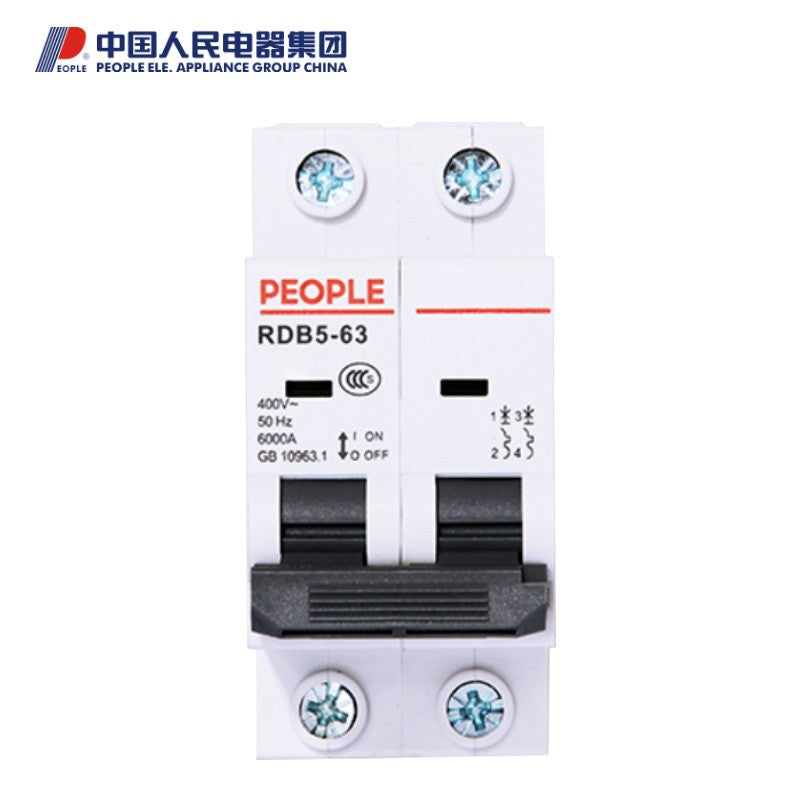 People's Electric Small Circuit Breaker RDB5-63 C32 2P