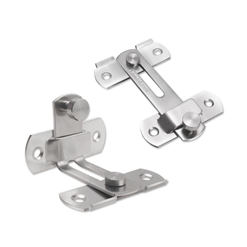 Deyu Crafts Stainless Steel Door Bolt, Anti-theft Door Bolt, Locking Door Socket, Right Angle Large Size