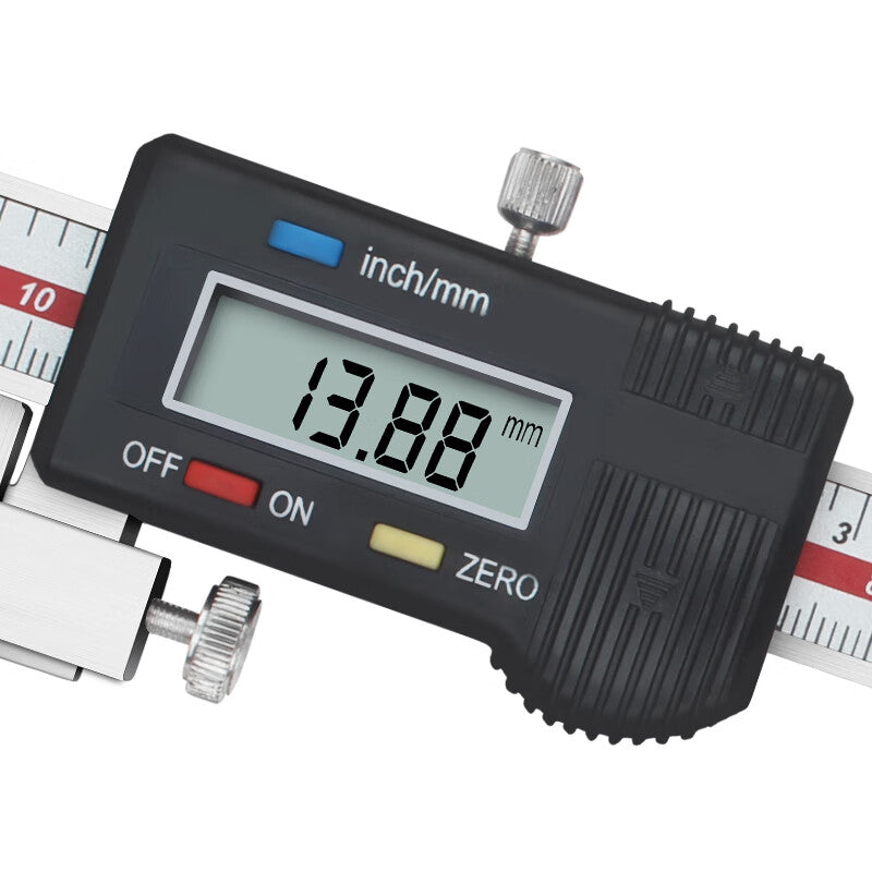 Three-dimensional center distance measuring tape with conical head, 5-150mm stainless steel vernier caliper, center hole distance and edge distance, JD110, center distance 10-200mm (flat head).