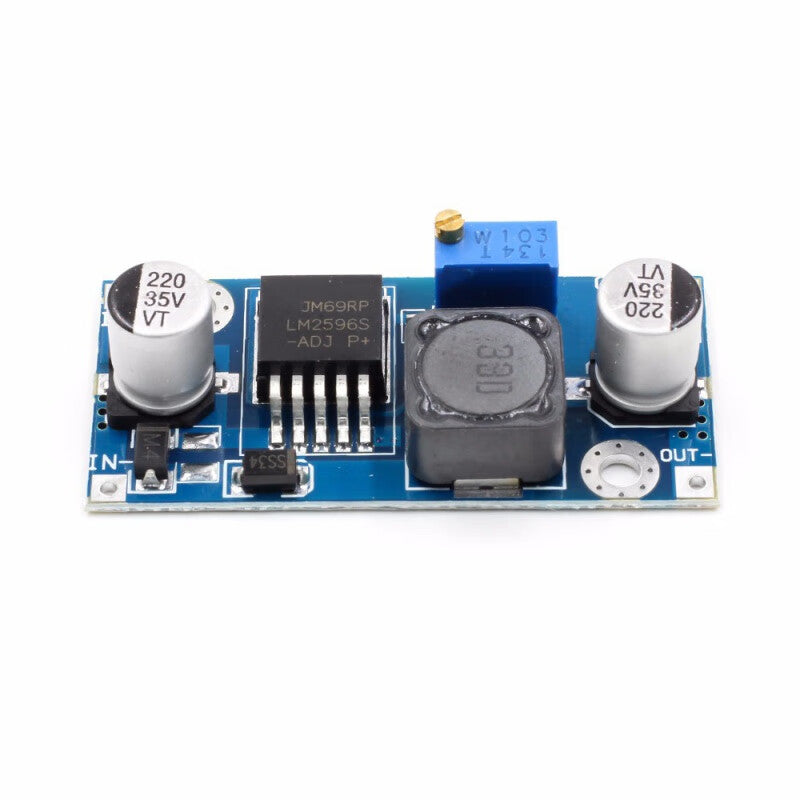 Ouhuayuan LM2596S DC-DC step-down power supply module, 3A adjustable step-down module, voltage regulator.