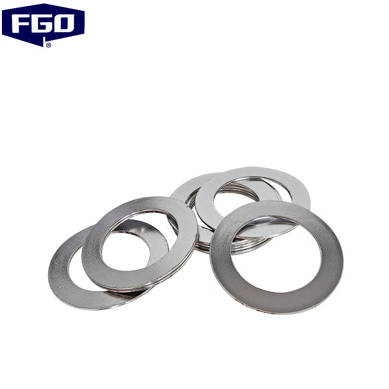 FGO metal spiral wound gaskets, high-temperature flange sealing graphite gaskets, PN16 DN450 (6 pieces/pack)