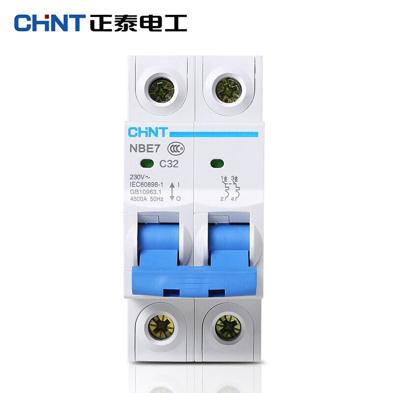 Chint NBE7-2P-C32 small circuit breaker air switch NBE7 2P