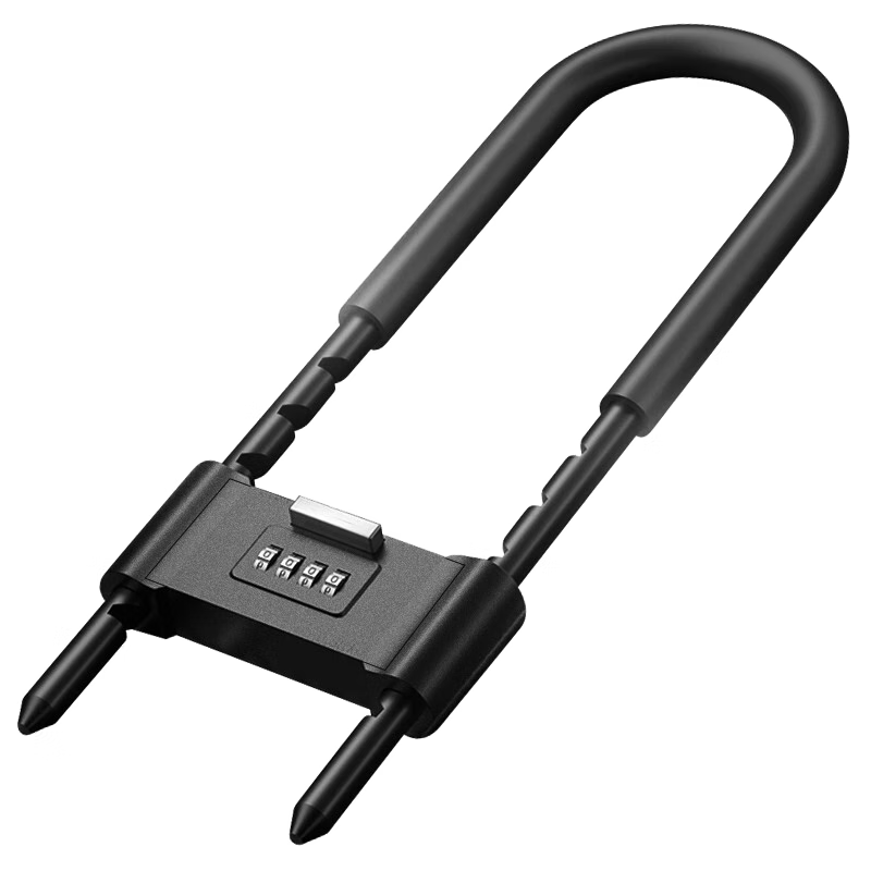 Initial-grade U-shaped lock, combination lock, glass door lock, shear and pry resistant, shop anti-theft, double-door motorcycle U-shaped lock.